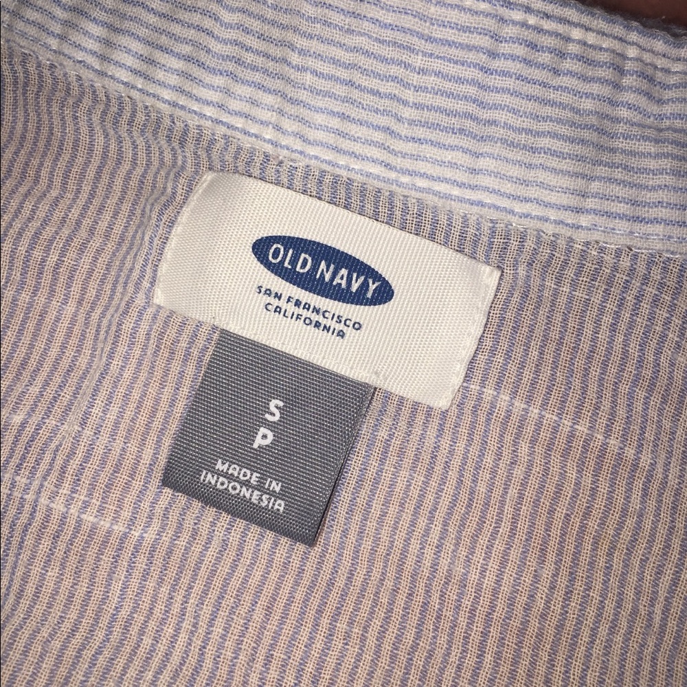 Sheer button down blouse - Picture 3 of 3